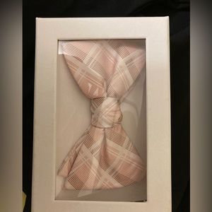Calvin Klein pink bow tie
